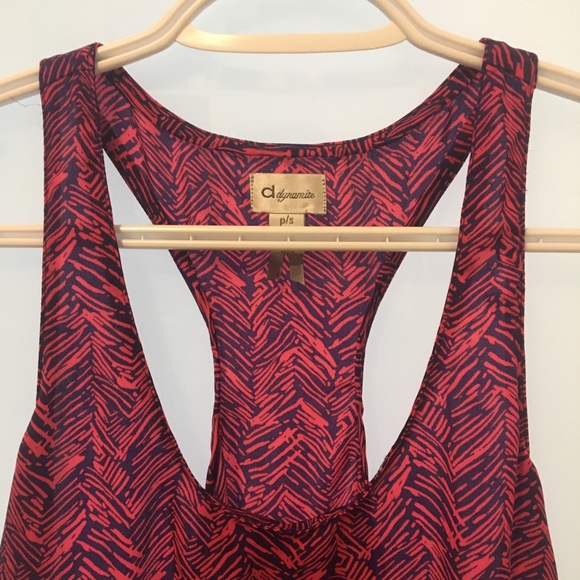 Dynamite Chevron Patterned Tank - Picture 2 of 3